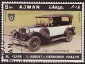 Ajman - 1970 - Coches - 8 DH - Multicolor - Cars, Rallye - Michel 617 - Car Fiat 520 Torpedo 1928 Aniv. Hubert v. Herkomer Rallye - 0